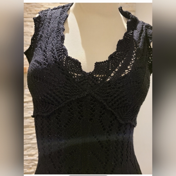 GUESS CROCHET SHIMMER DRESS - Picture 2 of 7